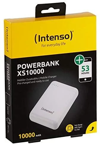 POWER BANK USB 10000MAH Baltas 7313532 INTENSO
