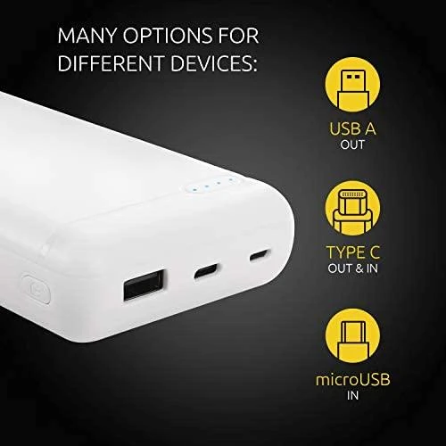 Išorinė baterija INTENSO 20000 mAh, 3.1A, USB Type-C, USB