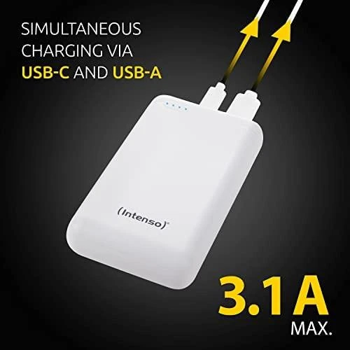Išorinė baterija INTENSO 20000 mAh, 3.1A, USB Type-C, USB