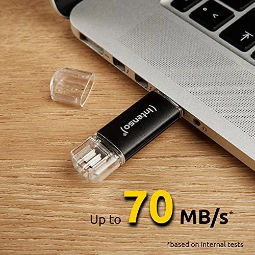 RAKTAS USB INTENSO TWIST LINE 64 GB