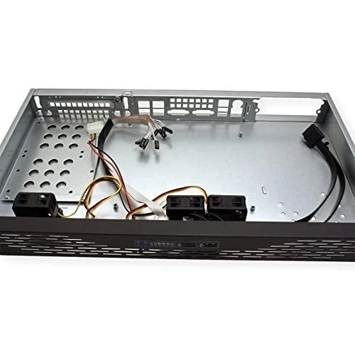 Serveris Inter-Tech 1U K-125L, Server-case - juodas, 1 Hheneinheit