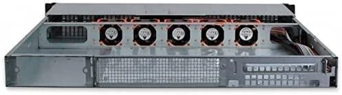 Inter-Tech 1U 10255, Server-case - juodas, 1 Hheneinheit
