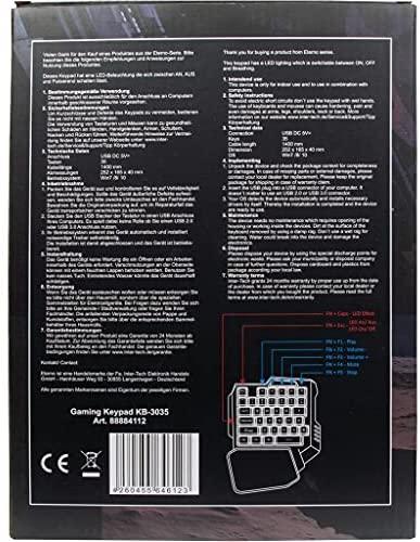 Inter-Tech Gaming-klaviatūra KB-3035-RGB Hintergrundbeleuchtung retail