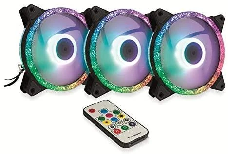 Inter Tech Wentylator Argus RS-07 RGB 3-pack + Hub (88885537)
