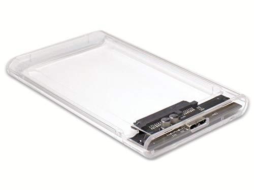 Inter tech HDD dėklas Argus GD-25000, USB 3.0, skaidrus