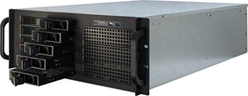 Inter-Tech 4U 4410, Server-case - juodas, 4 Hheneinheiten