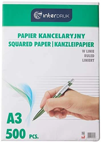 Interdruk Kanceliarijos popierius eilutėje A3 / 500 lapai
