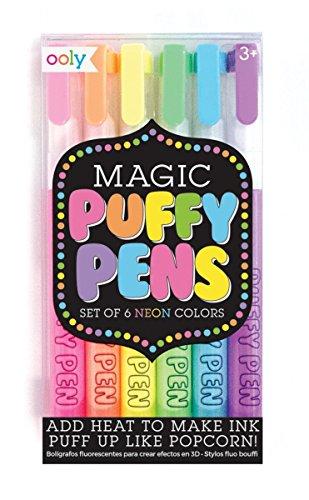 OOLY MAGIC PUFFY Markeriai su 3D efektu, 6 spalvos