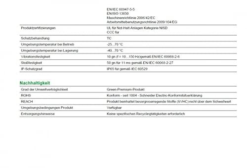 Schneider Electric Pull jungiklis /STOP/ su blokavimu 2R LINKA-P (XY2CH13270)