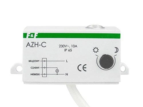 F&F Saulėlydžio mašina N / T 10A 230V 2-1000lx mini IP65 (AZH-C)
