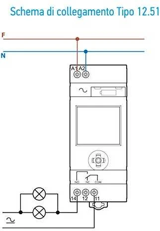 Finder Elektroninis savaitinis / dienos programuotojas 1P 230V AC (12.51.8.230.0000)