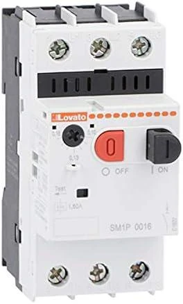 Lovato Electric Mobilieji jungikliai su mygtukais 20 - 25A 15kA 400V (SM1P2500)