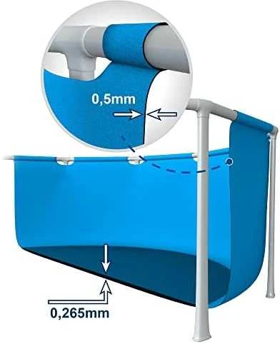 Vaikiškas apvalus baseinas su rėmais 244x76 cm rožinės spalvos INTEX 28290