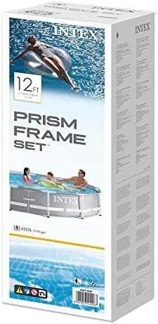 Prizminis rėminis sodo baseinas 366 x 76 cm INTEX 26710