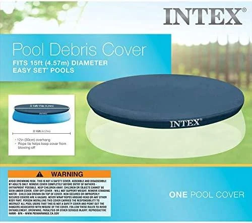 Baseino uždangalas INTEX Krystal Clear, 457 cm