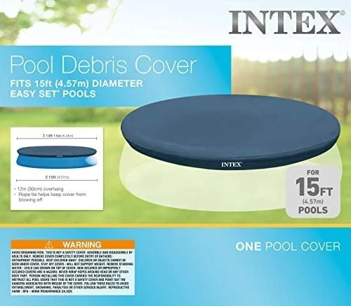 Baseino uždangalas INTEX Krystal Clear, 457 cm