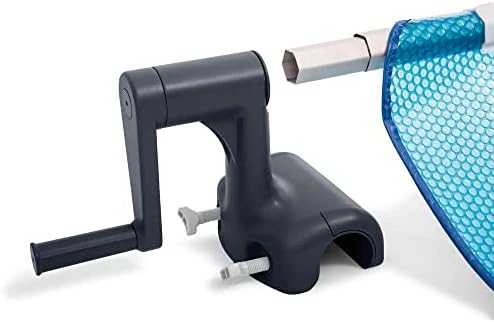 Intex Saulės plėvelės vyniotuvas karkasiniams baseinams 274-488 cm, lengvai surenkamas, patvari konstrukcija, baseino priedas, saulės dangos vyniotuvas, baseino priežiūros įrankis