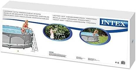Intex baseino kopėčios su nuimamais laipteliais 110 cm
