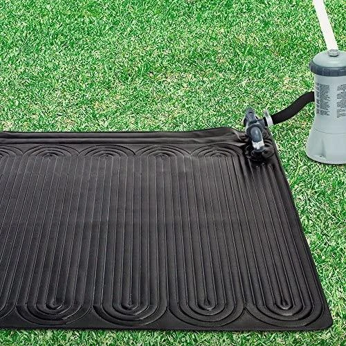 Intex Saulės energija šildomas kilimėlis, juodos sp., 1,2x1,2 m, PVC