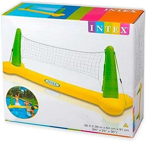 Pripučiamas tinklinio tinklas su kamuoliu INTEX, 239x64x91cm 56508NP