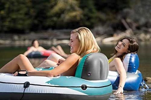 Intex River Run plaukimo ratas 135 cm su 2 rankenomis