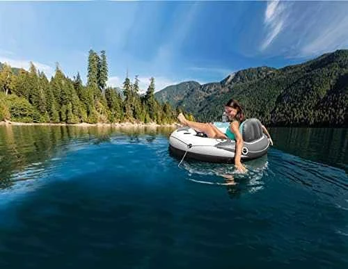 Intex River Run plaukimo ratas 135 cm su 2 rankenomis