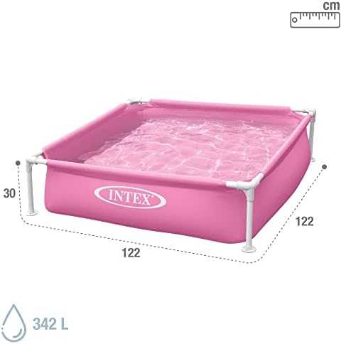 Surenkamas baseinas INTEX Mini Frame, 122x122x30cm žalias 57172NP