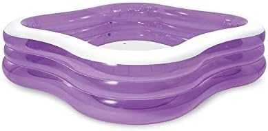 Pripučiamas baseinas INTEX Beach Wave Swim Center Pool 229x229x56cm