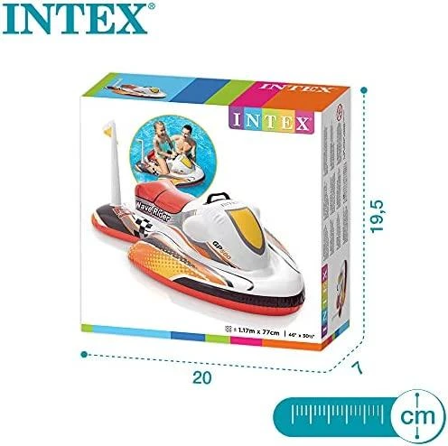 Daugiaspalvis „Intex Wave Rider Ride-On“, 117 x 77 cm, 3 ir vyresni
