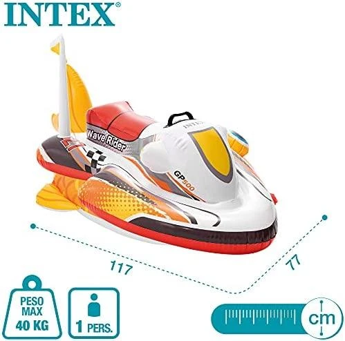 Daugiaspalvis „Intex Wave Rider Ride-On“, 117 x 77 cm, 3 ir vyresni