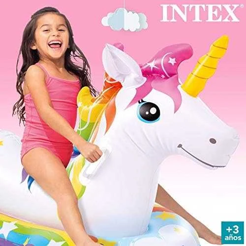 Intex Unicorn Ride-on Pripučiamas plaustas, 163x86cm