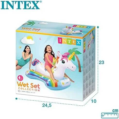 Intex Unicorn Ride-on Pripučiamas plaustas, 163x86cm