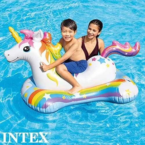Intex Unicorn Ride-on Pripučiamas plaustas, 163x86cm