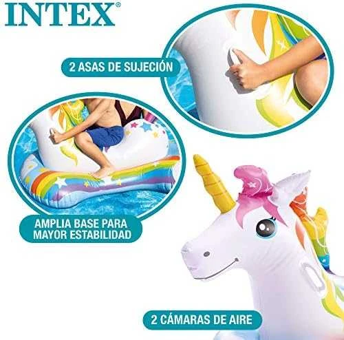 Intex Unicorn Ride-on Pripučiamas plaustas, 163x86cm