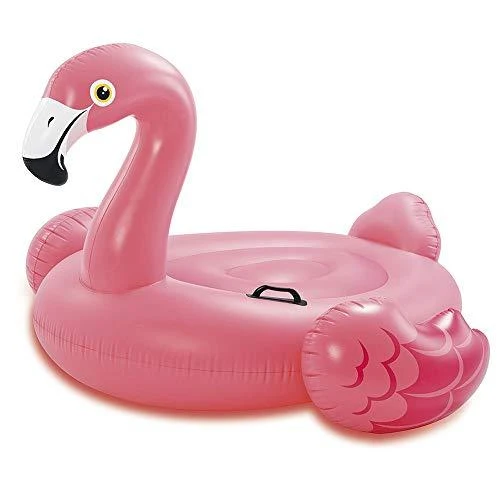 Pripučiamas žaislas INTEX Mega Flamingas Island 142x137x97cm rožinis 57558NP