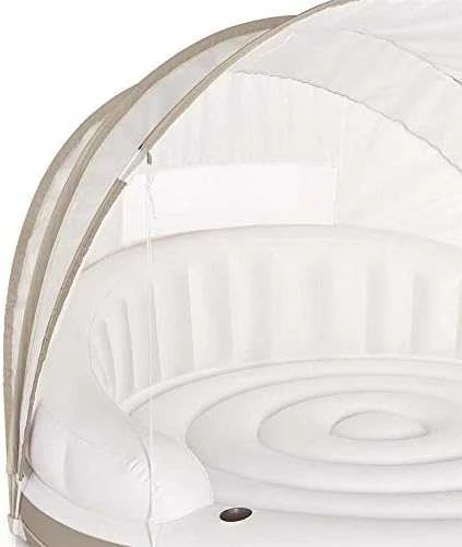 Pripučiama sala su baldakimu Pripučiamas čiužinys 199x150cm INTEX 58292