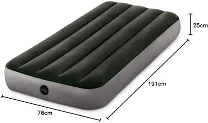 Pripučiamas čiužinys INTEX Cot Dura-Beam, Prestige Downy Airbed 76x191x25cm