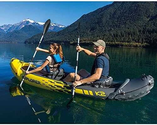 Pripučiama Baidarė (dvivietė) INTEX Explorer K2, Kayak 312x91x51cm