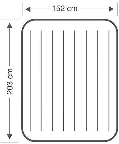 Pripučiamas čiužinys INTEX DURA-BEAM Deluxe Single-high (Twin) 99X191X25cm 64101