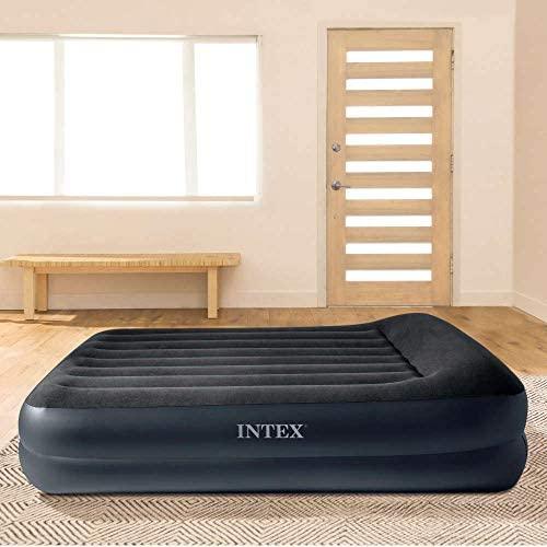 Pripučiamas čiužinys - lova INTEX Pillow Rest (Queen) Dura Beam 203x152x42 64124
