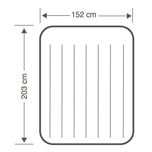 Pripučiamas čiužinys - lova INTEX Pillow Rest (Queen) Dura Beam 203x152x42 64124