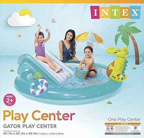 Vandens čiuožykla baseinas Intex