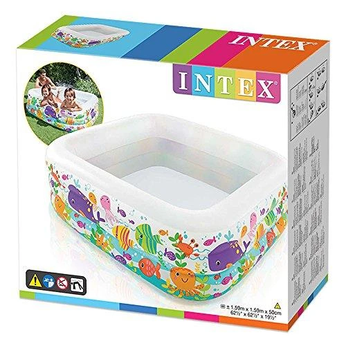 Intex Sea Aquarium Pool 159x159x50 cm, Age 3+