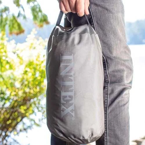 Intex Vienvietis pripučiamas čiužinys su elektrine pompa, patogi oro lova, nešiojama svečių lova, 191 x 76 x 17 cm