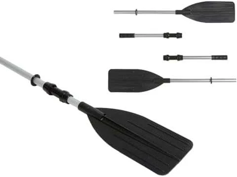 INTEX aliuminiai baidarės irklai, 2 vnt., viengubi, 137 cm