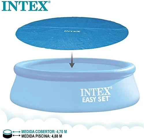Intex Baseino uždangalas, mėlynas, 470cm, polietilenas