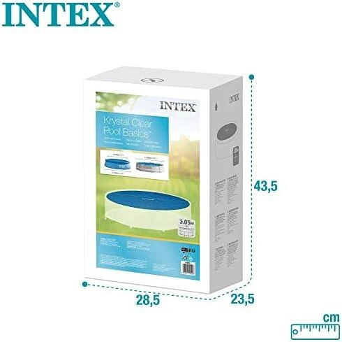 Intex Baseino uždangalas, mėlynas, 290cm, polietilenas