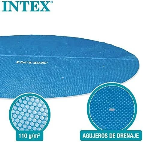 Telone Intex Baseino uždangalas, mėlynas, 348cm, polietilenas