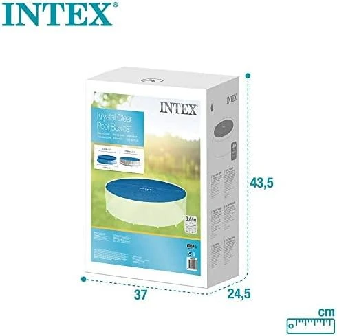 Telone Intex Baseino uždangalas, mėlynas, 348cm, polietilenas
