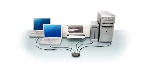 HUB USB IOGear 4x USB-B + 2,0 (GUB431)